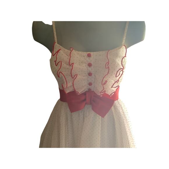 Vintage Mike Benet Formal Sleeveless Pink/ White 12 - Picture 2 of 8